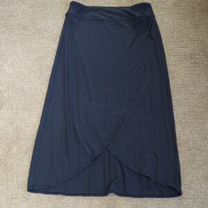 Athleta Black Asymmetrical Women's Skirt